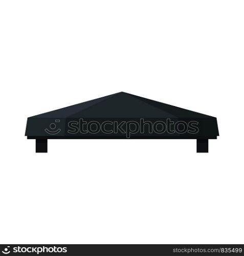 Outdoor tent icon. Flat illustration of outdoor tent vector icon for web isolated on white. Outdoor tent icon, flat style