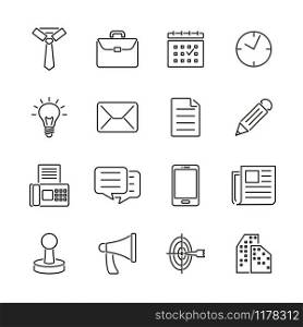 Outline Icon related to Business and Office, editable stroke vector