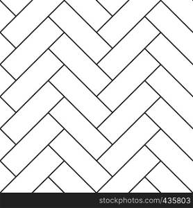 Outline vintage wooden floor herringbone parquet vector seamless pattern. Illustration of flooring parquet design texture. Outline vintage wooden floor herringbone parquet vector seamless pattern