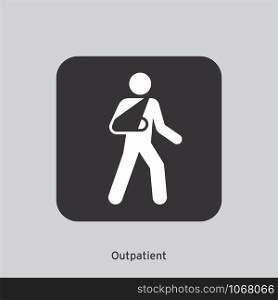 Outpatient Icon Sign