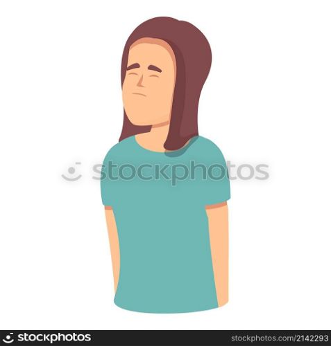 Ovary menopause icon cartoon vector. Woman cycle. Hormone health. Ovary menopause icon cartoon vector. Woman cycle
