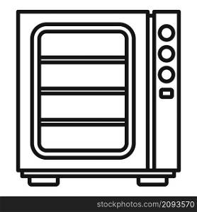 Oven convection technology icon outline vector. Gas fan stove. Cooking convection oven. Oven convection technology icon outline vector. Gas fan stove