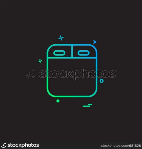 Oven icon design vector
