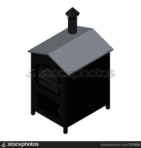 Oven icon. Isometric illustration of oven vector icon for web. Oven icon, isometric style