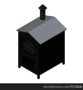 Oven icon. Isometric illustration of oven vector icon for web. Oven icon, isometric style