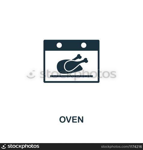 Oven icon. Premium style design from household collection. UX and UI. Pixel perfect oven icon. For web design, apps, software, printing usage.. Oven icon. Premium style design from household icon collection. UI and UX. Pixel perfect oven icon. For web design, apps, software, print usage.