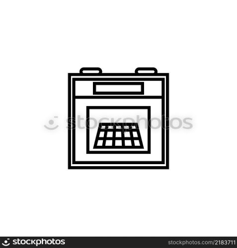 oven icon vector design templates white on background