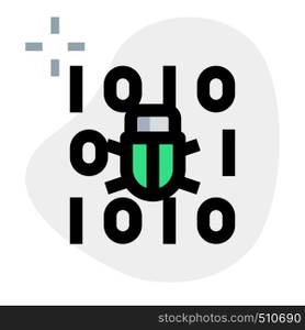 Overflowing bug in the binary code search.