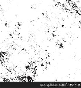 Overlay aged grainy messy template. Distress urban used texture. Grunge rough dirty background. Brushed black paint cover. Renovate wall frame grimy backdrop. Empty aging design element. EPS10 vector.. Grunge Grainy Background