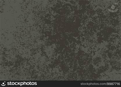 Overlay aged grainy messy template. Renovate wall frame grimy backdrop. Distress urban used texture. Grunge rough dirty background. Brushed black paint cover. Empty aging design element. EPS10 vector.. Gray Grunge Background