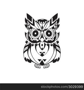 owl bird sign symbol logo emblem badge. owl bird sign symbol logo emblem badge vector