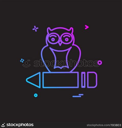 owl icon design vector