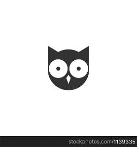 Owl icon graphic design template vector isolated. Owl icon graphic design template vector