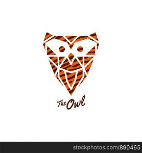 owl logo sign icon symbol bird vector art illustration. owl logo sign icon symbol bird vector art