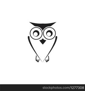 Owl logo vector icon template illustration