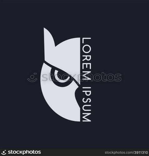 owl. owl bird art theme vector art illustration