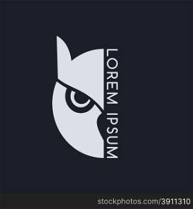 owl. owl bird art theme vector art illustration