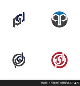P icon Vector Illustration design Logo template