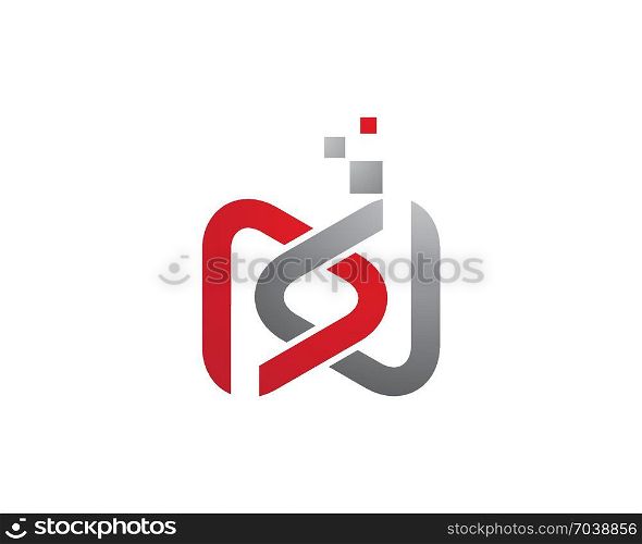 P Letter Business corporate logo design template. P Letter Business corporate abstract unity vector logo design template