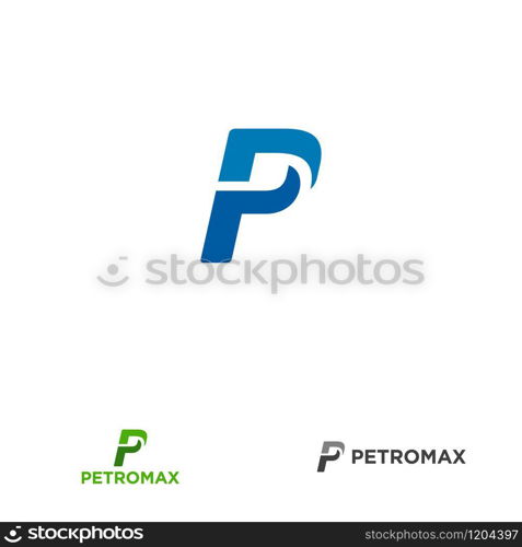 P letter design concept for business or company name initial