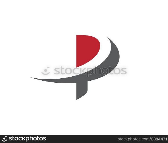 P Letter Faster Logo Template vector icon illustration design