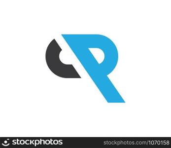 p letter logo icon illustration vector design