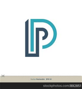 P Letter Logo Template Illustration Design. Vector EPS 10.