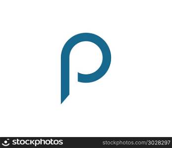 P Letter Logo Template. P Letter Logo Business professional logo template