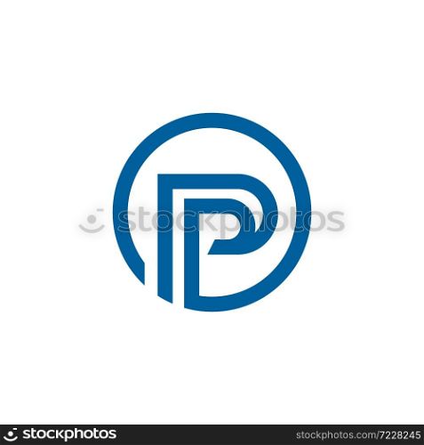 P Letter Logo Template vector illustration design