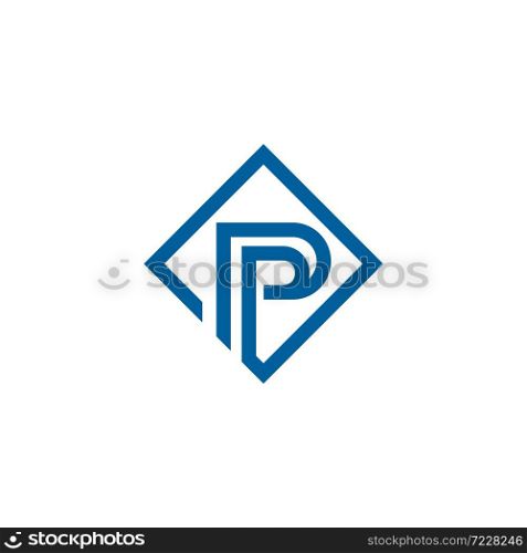 P Letter Logo Template vector illustration design