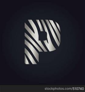 P letter logo vector design. Initial letter P logo design.