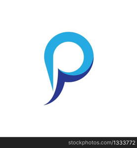 P letter logo vector icon illustration design