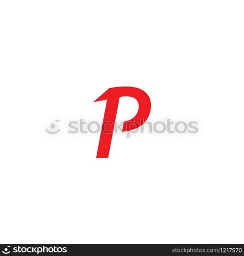P letter logo vector template