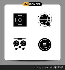 Pack of Modern Solid Glyphs Signs and Symbols for Web Print Media such as devices, multiplayer, products, online, player Editable Vector Design Elements