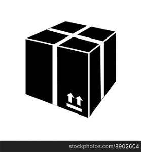 package box icon logo vector design template 