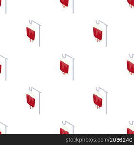 Package for blood transfusion pattern seamless background texture repeat wallpaper geometric vector. Package for blood transfusion pattern seamless vector