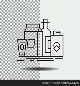 packaging, Branding, marketing, product, bottle Line Icon on Transparent Background. Black Icon Vector Illustration. Vector EPS10 Abstract Template background