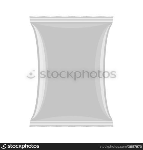 Packaging for chips and snacks. Empty pack template. Vector illustration&#xA;
