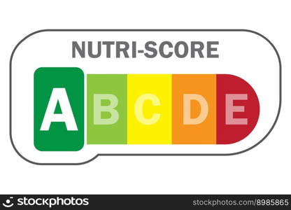 Packaging with nutri score. Letter A. Vector illustration. EPS 10.. Packaging with nutri score. Letter A. Vector illustration.