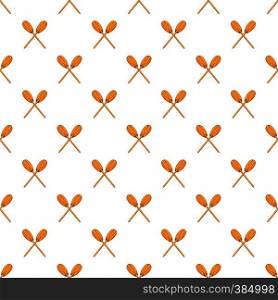 Paddles pattern. Cartoon illustration of paddles vector pattern for web. Paddles pattern, cartoon style