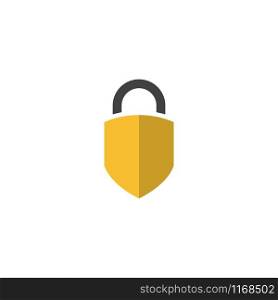 Padlock graphic design template vector isolated illustration. Padlock graphic design template vector isolated
