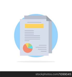 Page, Layout, Report, Presentation Abstract Circle Background Flat color Icon