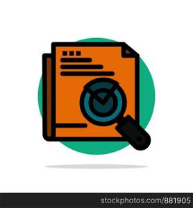 Page, Search, Web, Page Search, Layout Abstract Circle Background Flat color Icon