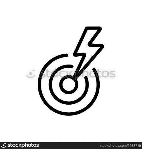 pain icon vector. Thin line sign. Isolated contour symbol illustration. pain icon vector. Isolated contour symbol illustration