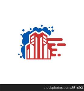 paint and house logo template