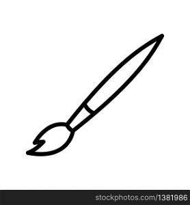 paint brush - art - stationery icon vector design template