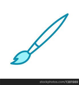 paint brush - art - stationery icon vector design template
