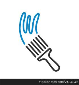Paint Brush Icon. Bold outline design with editable stroke width. Vector Illustration.