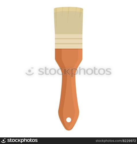 Paint brush icon cartoon vector. Art studio. Craft work. Paint brush icon cartoon vector. Art studio