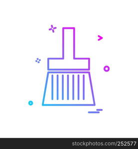 Paint Brush icon design vector